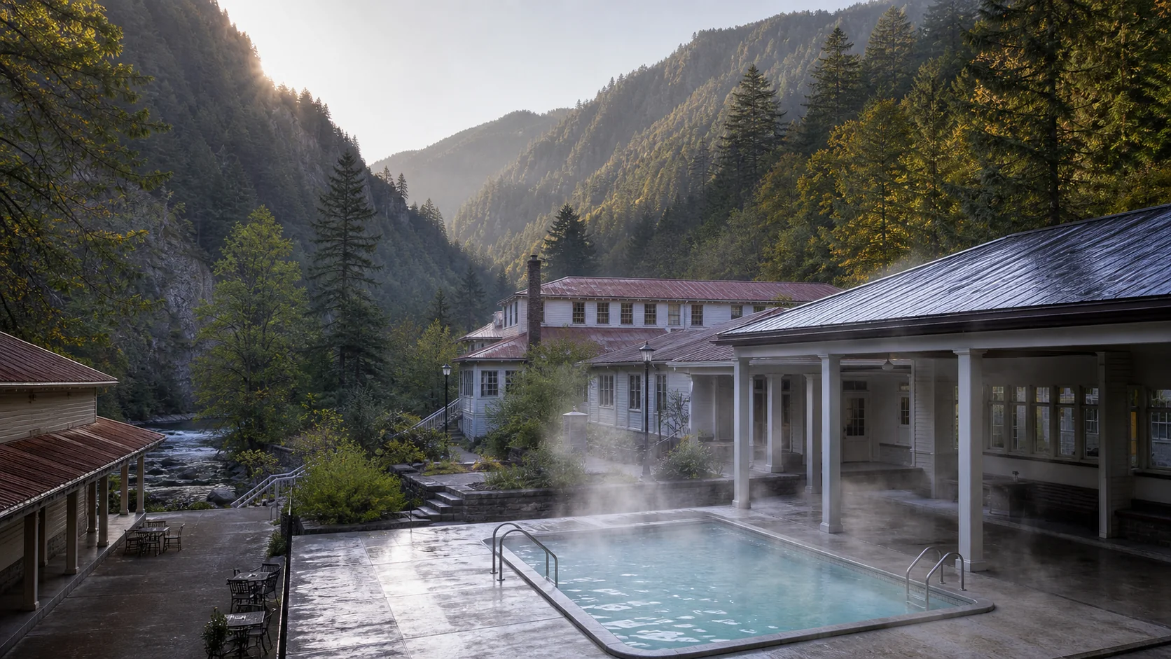 Landscape setting around Carson Hot Springs