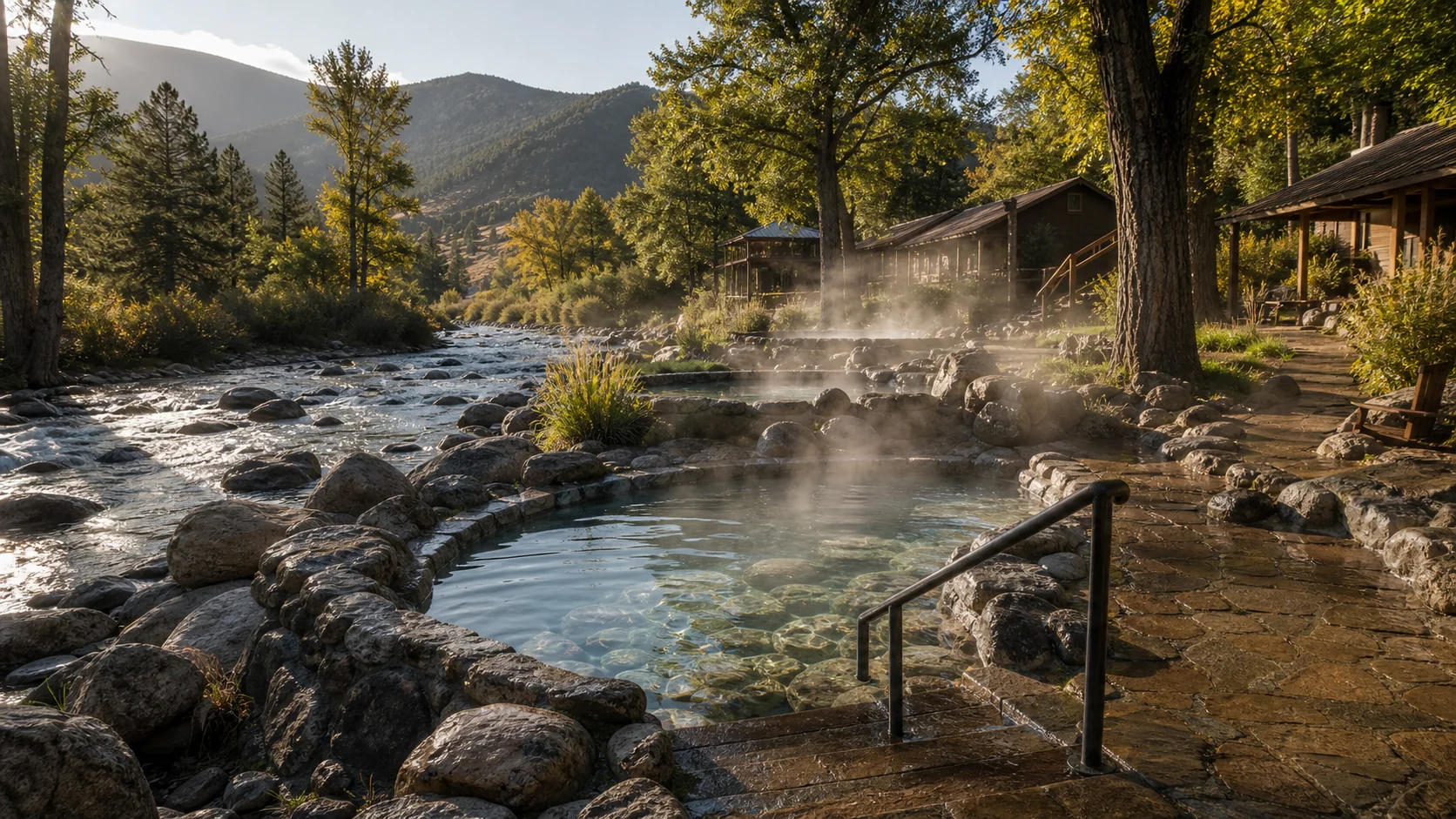 Access and setting context at Cottonwood Hot Springs
