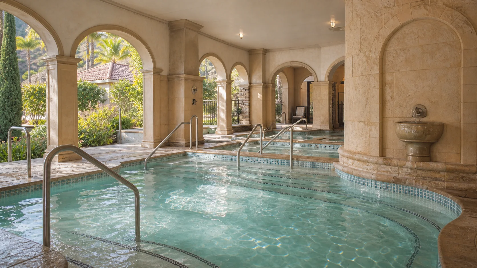 Access and setting context at Glen Ivy Hot Springs