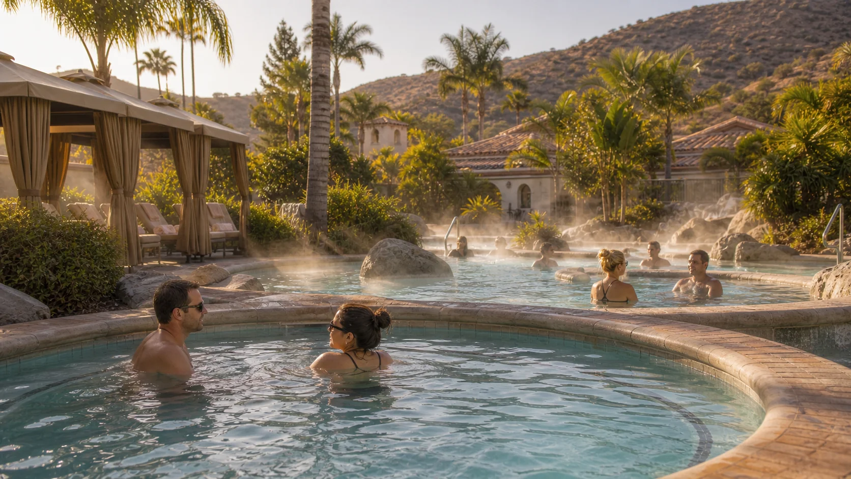 Soaking experience at Glen Ivy Hot Springs