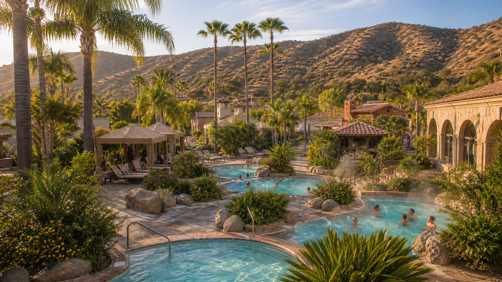 Landscape setting around Glen Ivy Hot Springs