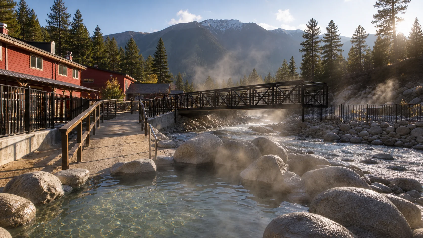 Access and setting context at Mount Princeton Hot Springs
