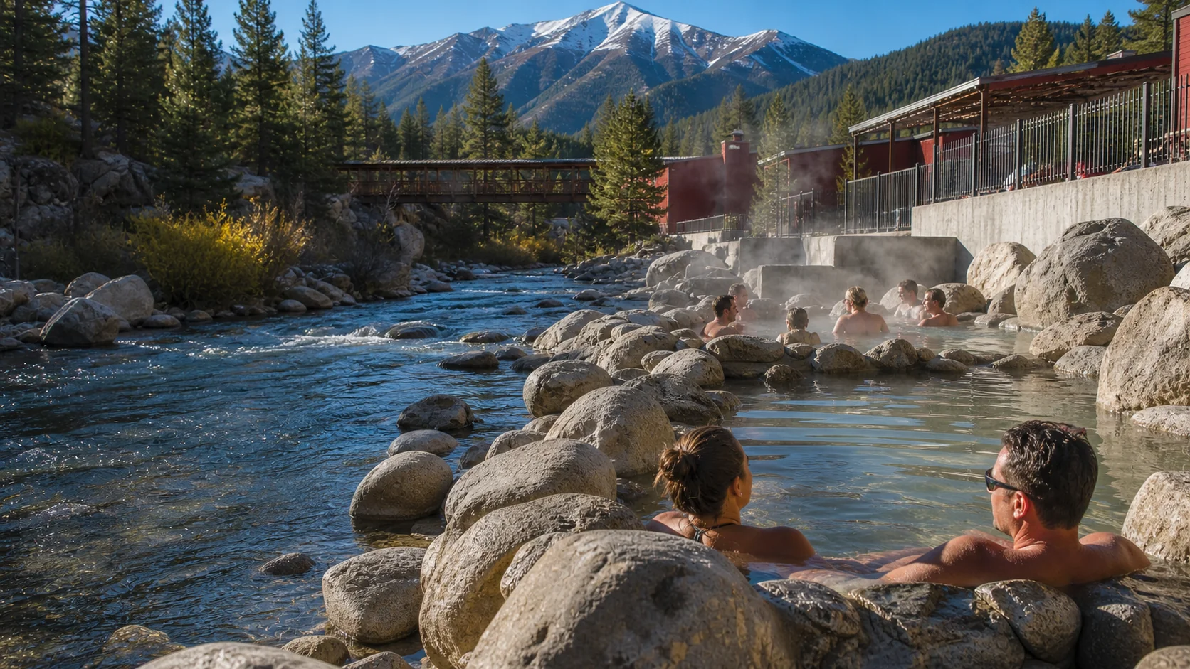 Soaking experience at Mount Princeton Hot Springs