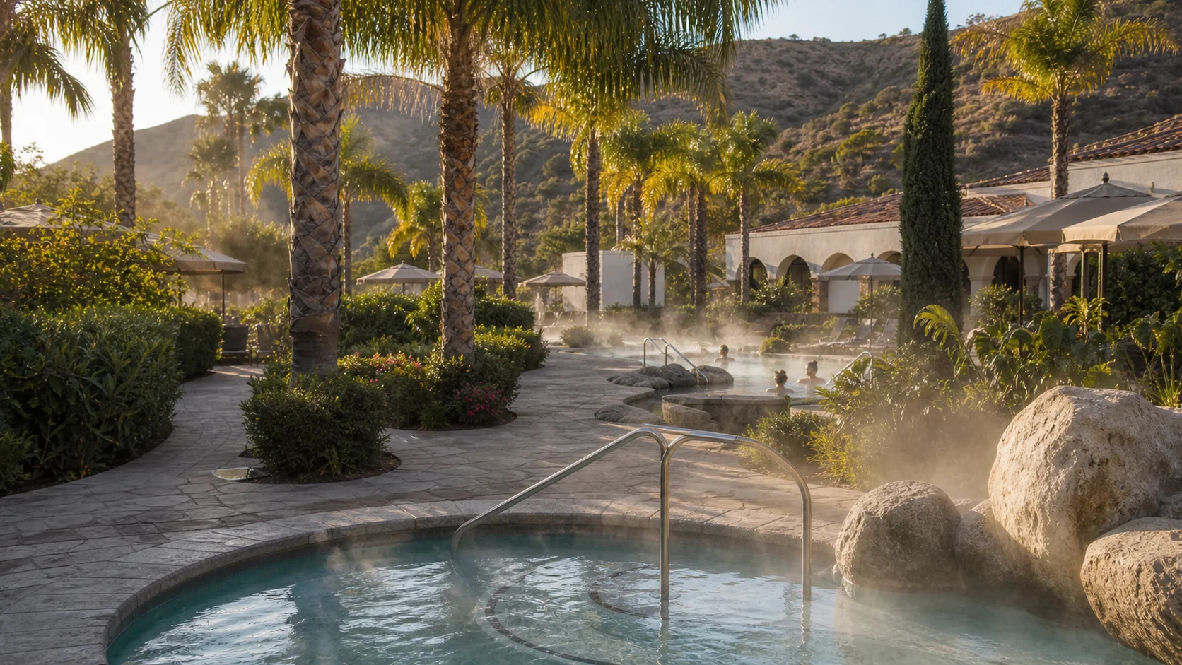 Access and setting context at Murrieta Hot Springs
