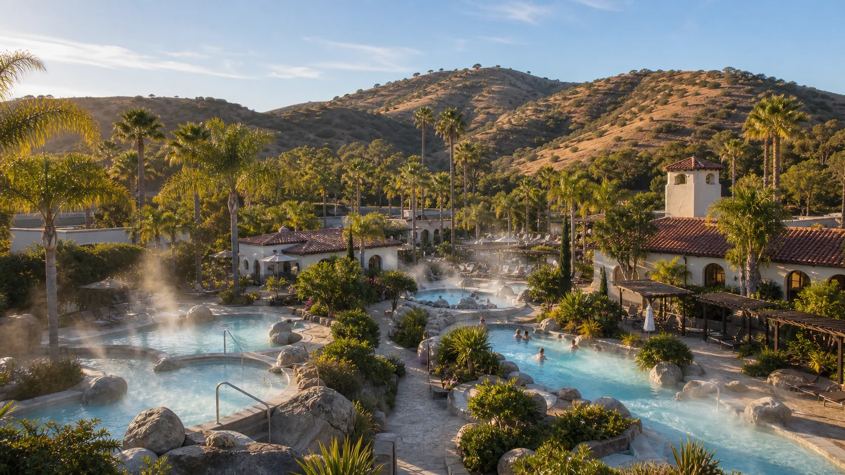 Landscape setting around Murrieta Hot Springs