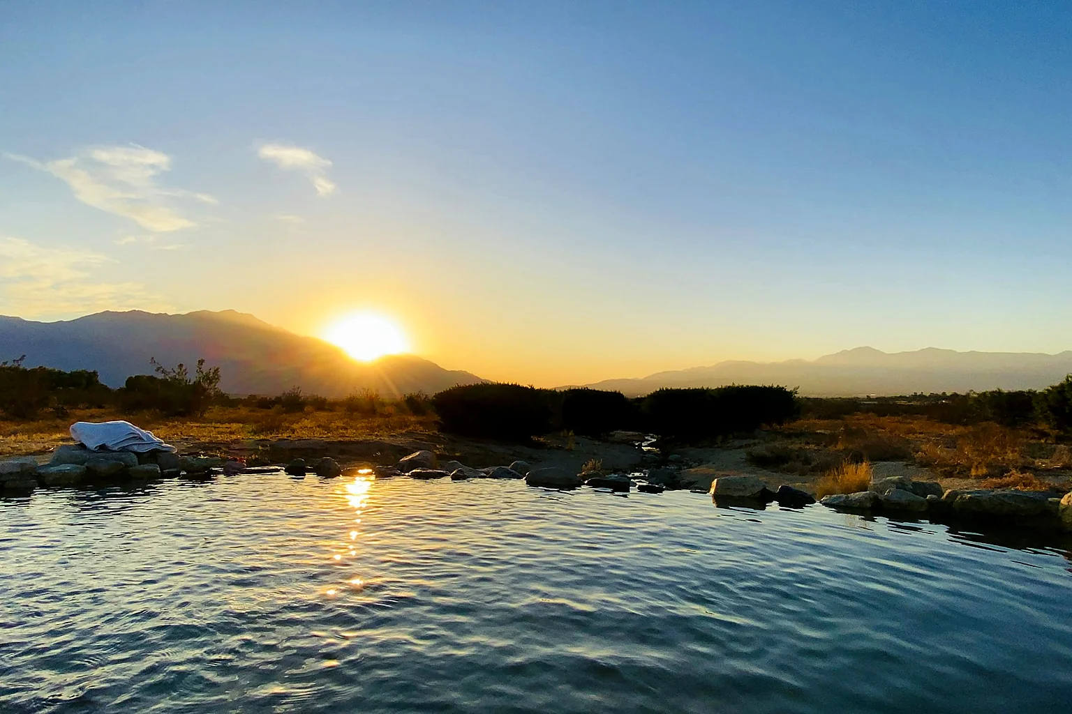 Access and setting context at Mystic Hot Springs