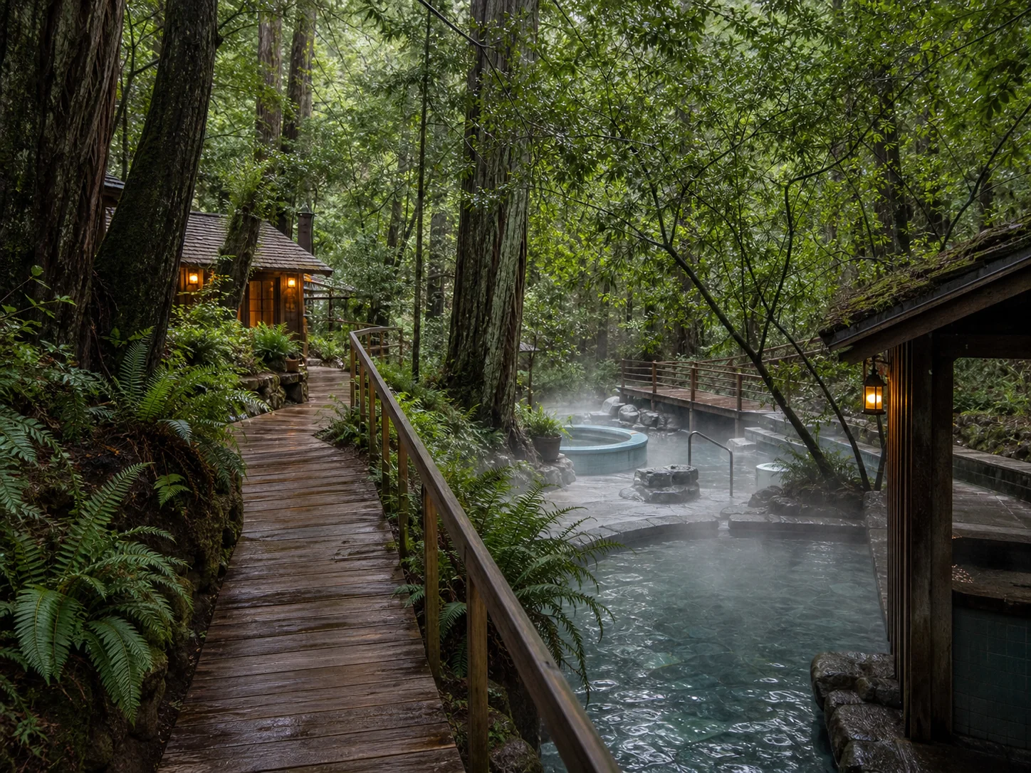 Access and setting context at Orr Hot Springs