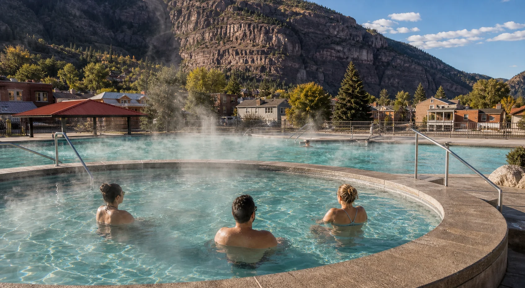 Soaking experience at Ouray Hot Springs