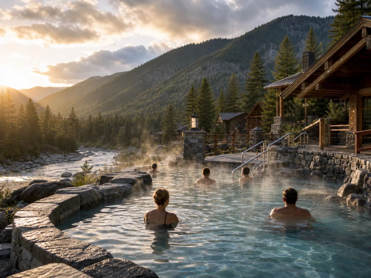 Soaking experience at Quinn's Hot Springs