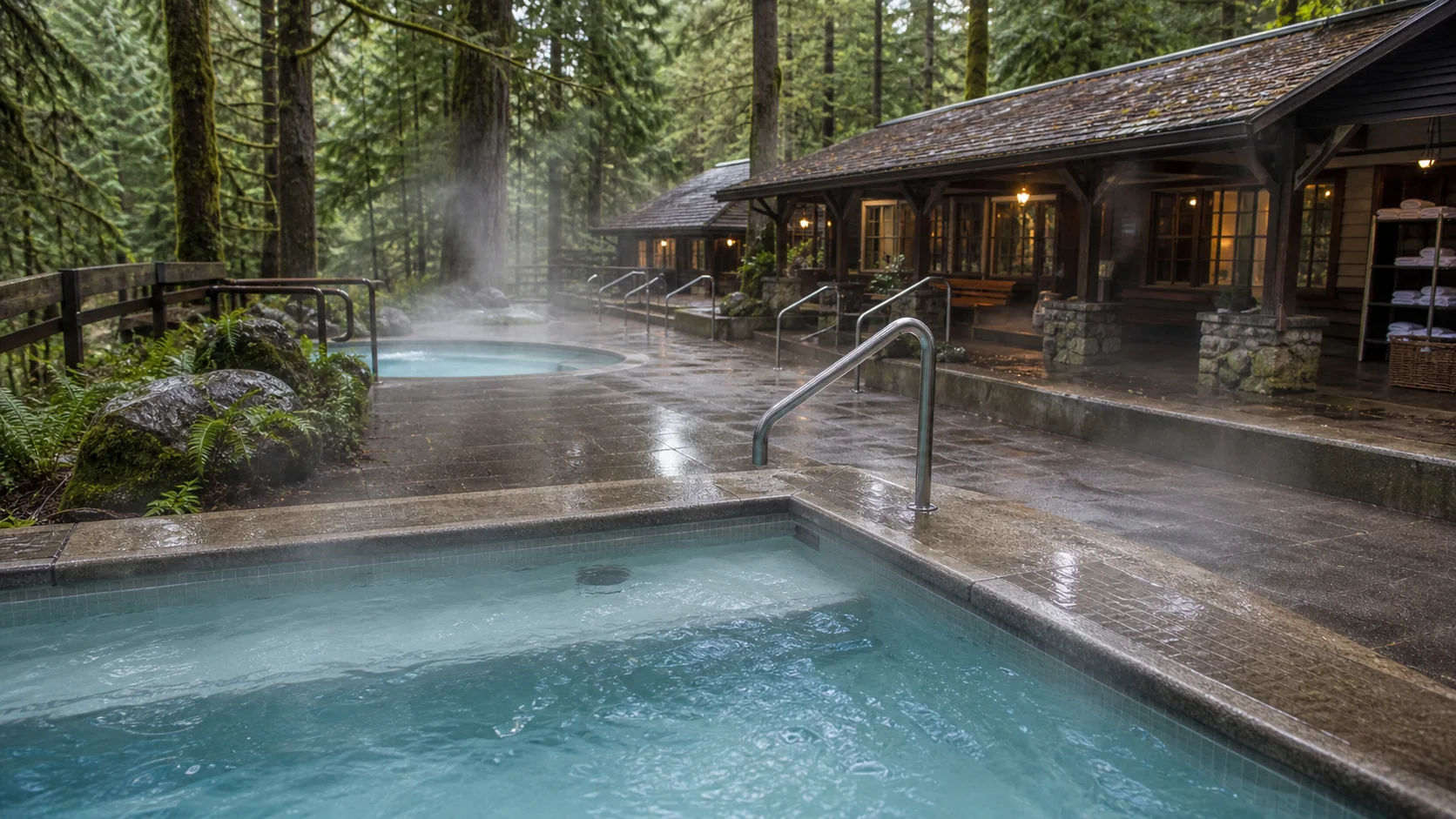 Access and setting context at Sol Duc Hot Springs