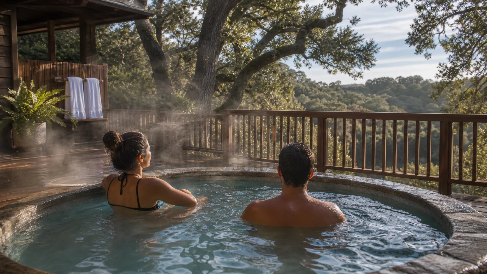 Soaking experience at Sycamore Mineral Springs