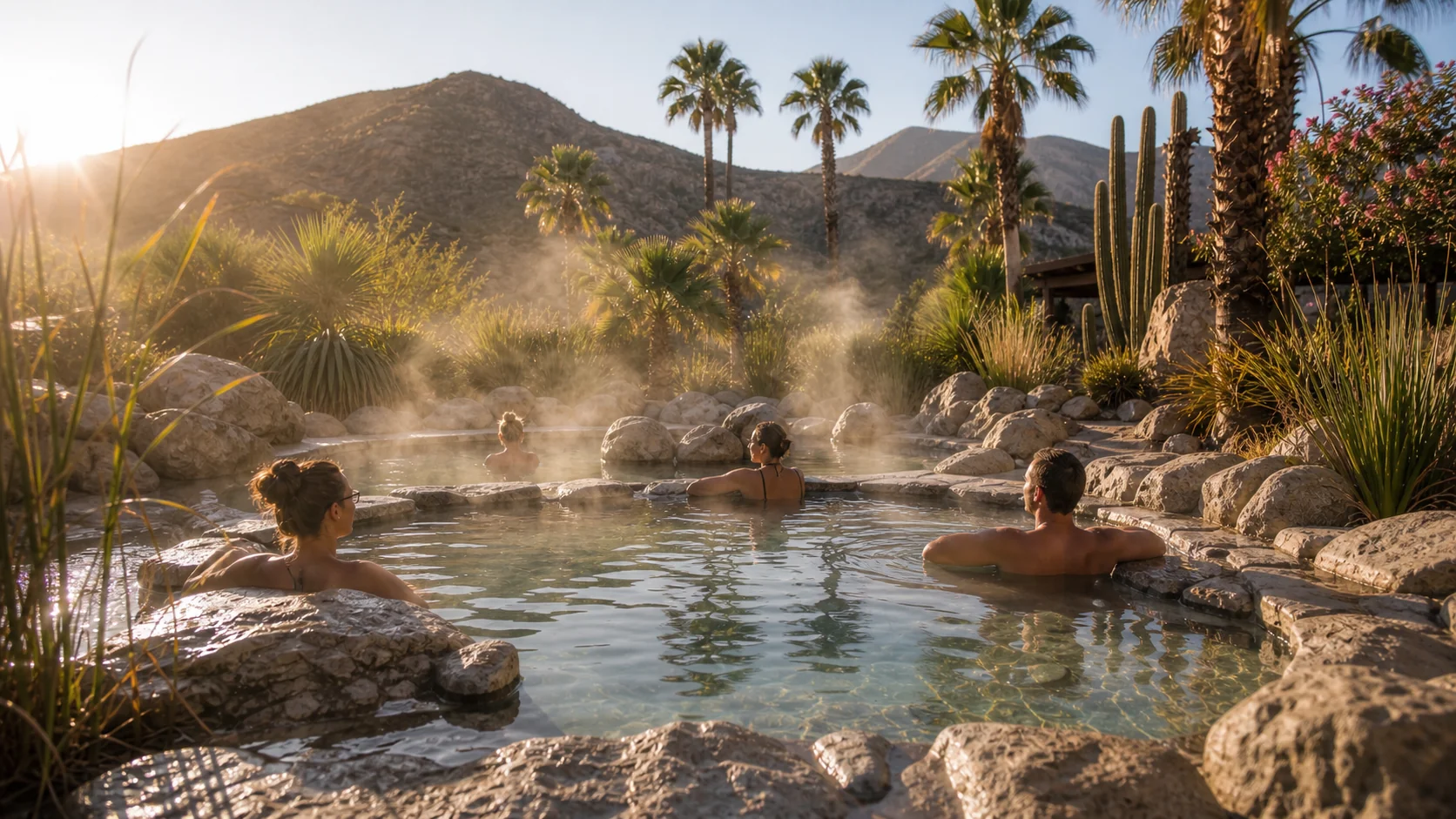 Soaking experience at Two Bunch Palms